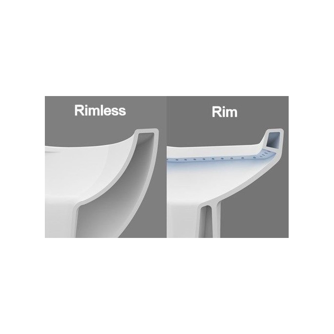 Intellismart Back To Wall Rimless Toilet Bidet & Soft Close Seat