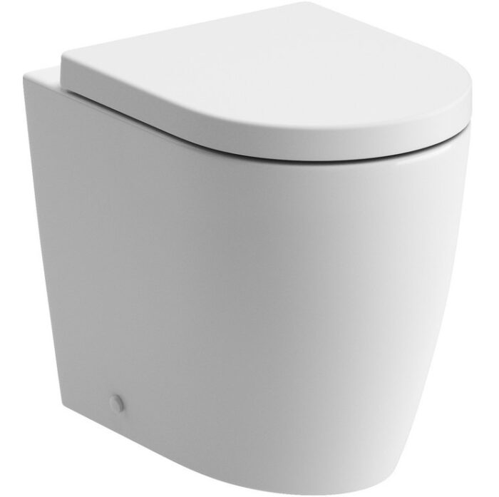 edge back to wall soft close seat toilet