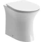 eon rimless back to wall wc sooft close toilet