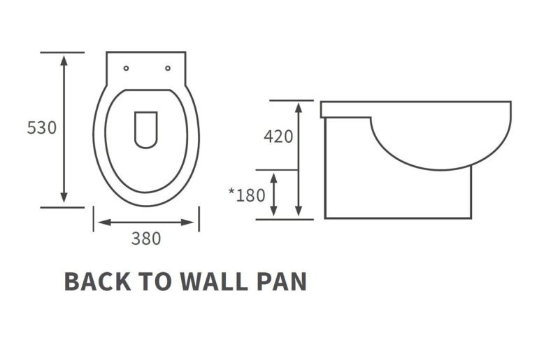 Moon Back To Wall WC & Soft Close Seat