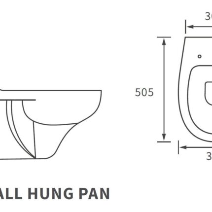 Lyte Wall Hung WC & Soft Close Seat