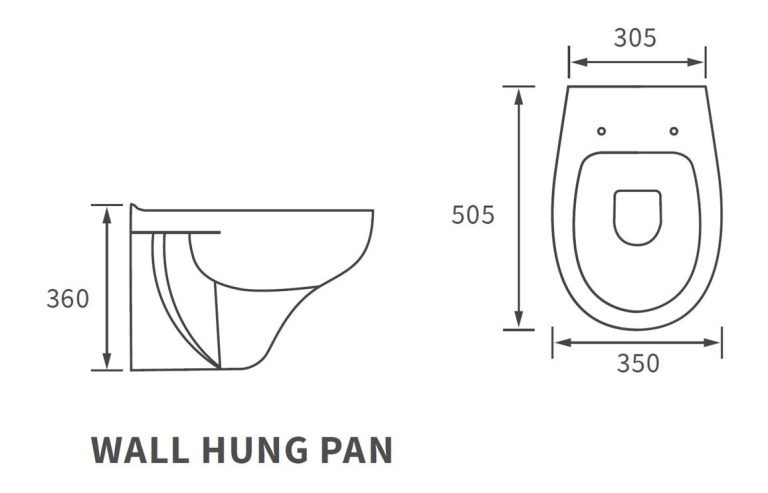 Lyte Wall Hung WC & Soft Close Seat