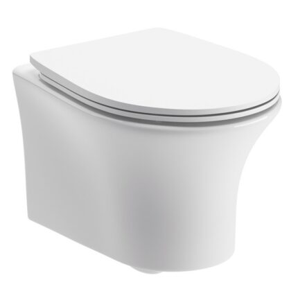 Rimless Wall Hung WC Soft Close Seat