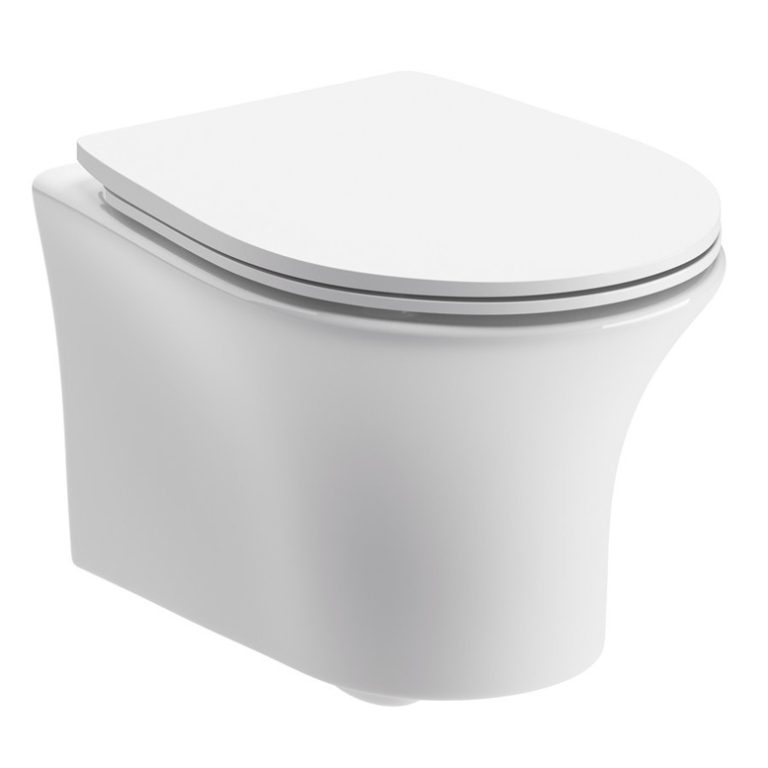 Rimless Wall Hung WC Soft Close Seat