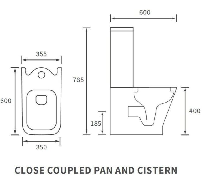 short projection toilet