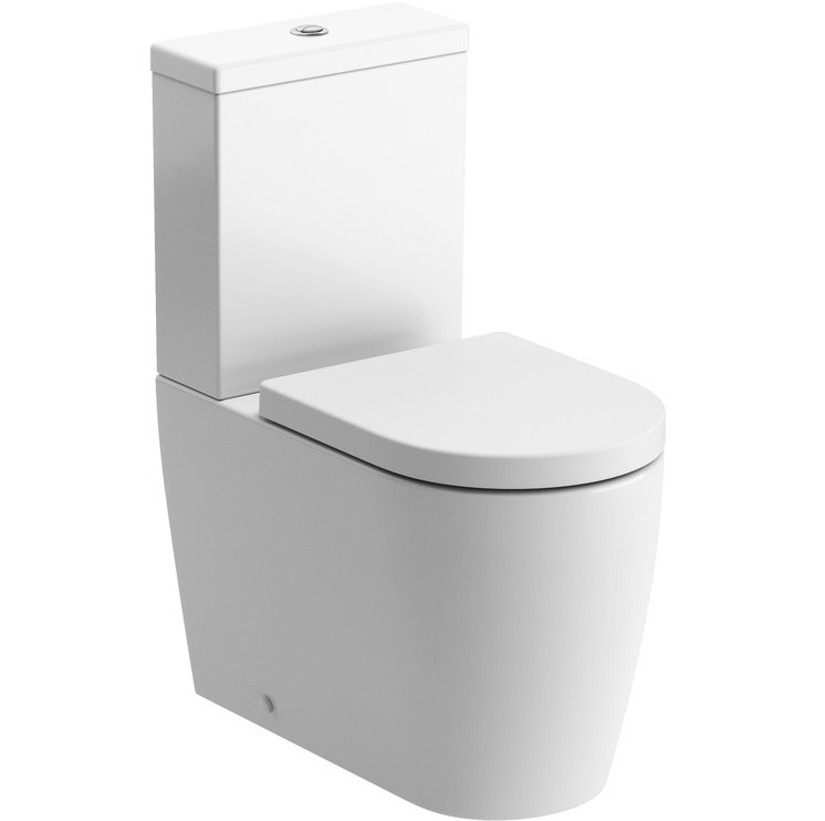 rimless close coupled fully shrouded wc