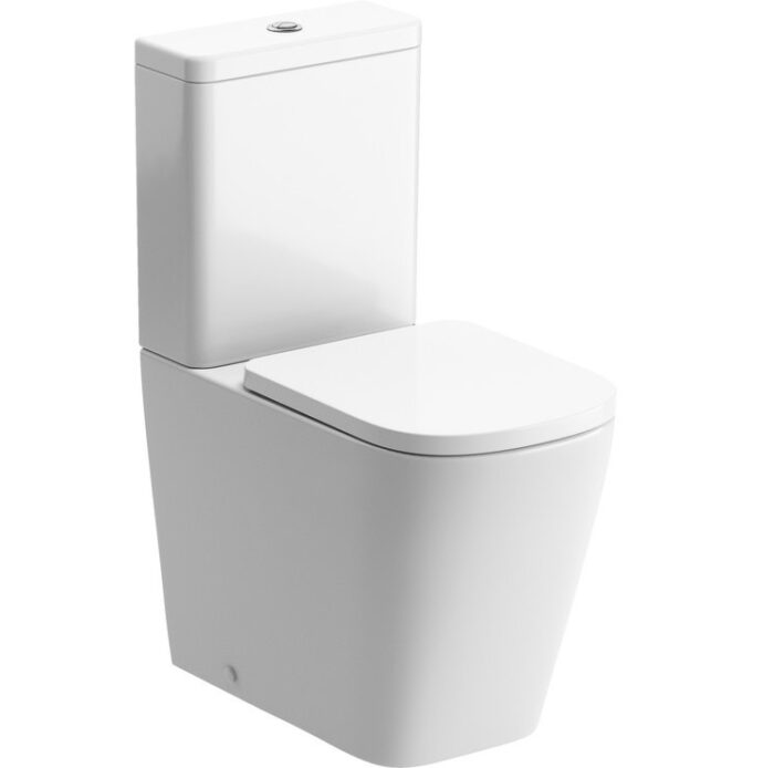 rimless close couple toilet