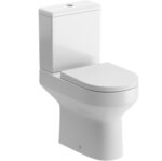 bleu close coupled open back wc