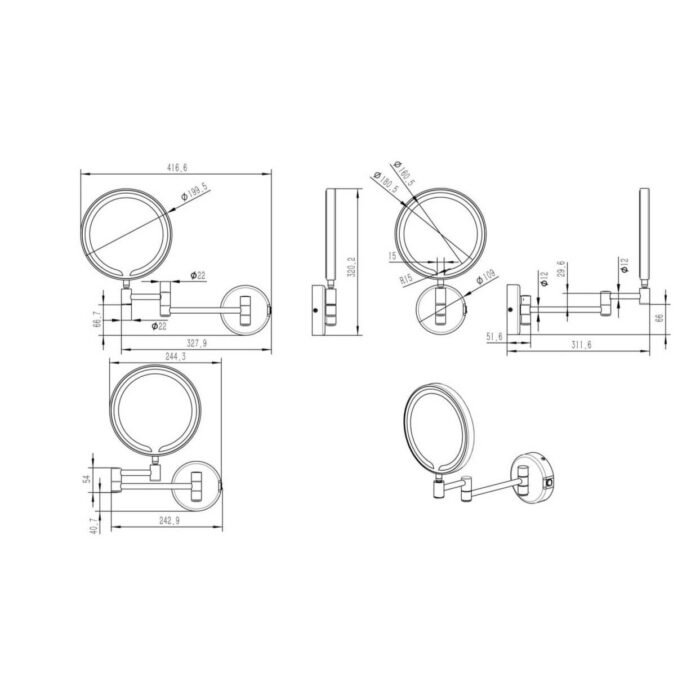 LEDcosmeticmirror