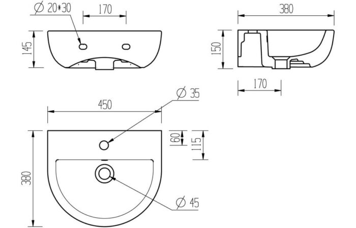 white-semi-pedestal-basin