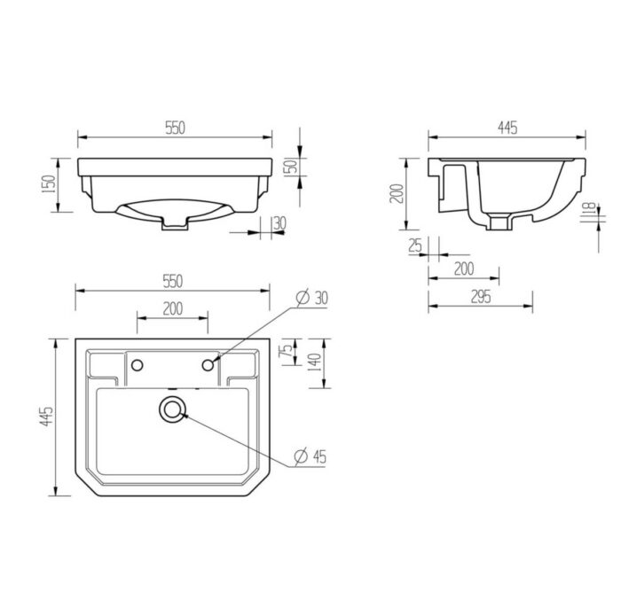 traditional-white-semi-recessed-basin