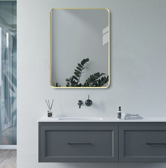 brushedbrasswallmirror