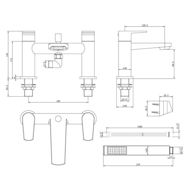 modernbathshowermixertapchrome