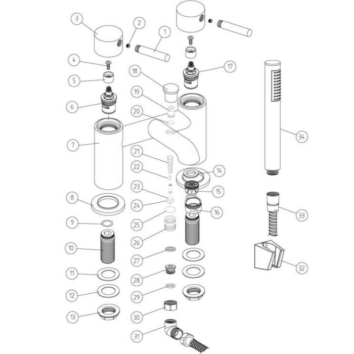 chromebathshowermixertap