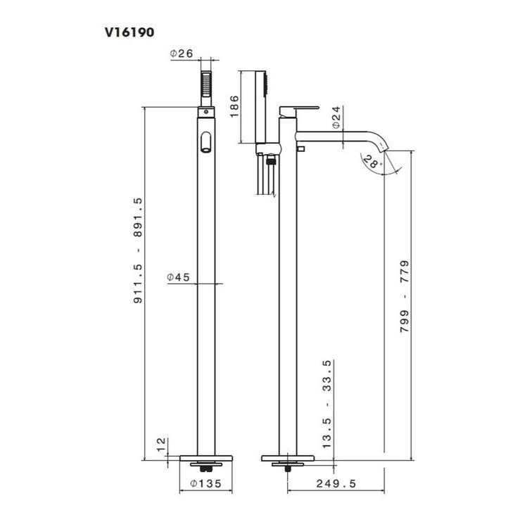 Floorstanding-tap