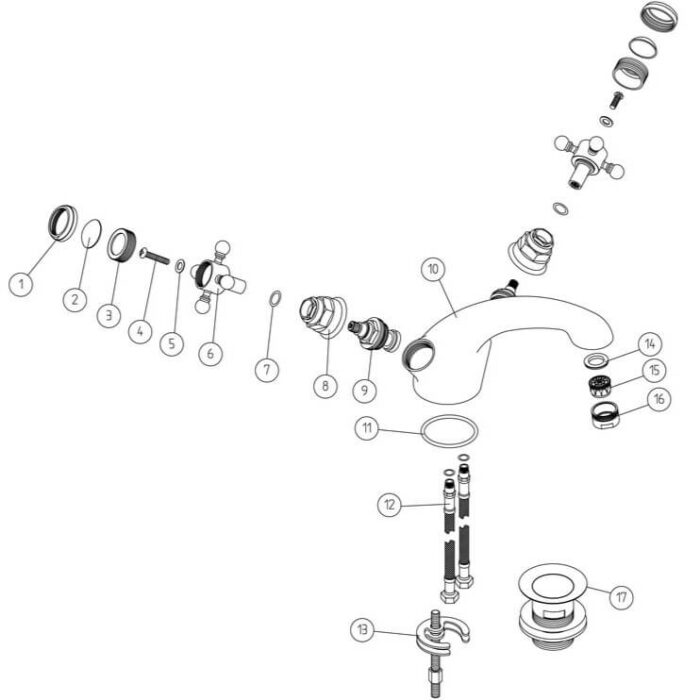 traditioanlchromebasinmixertap