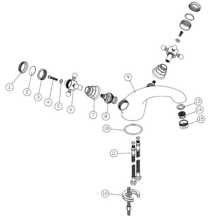 traditionalbrushedbrassbasinmixer