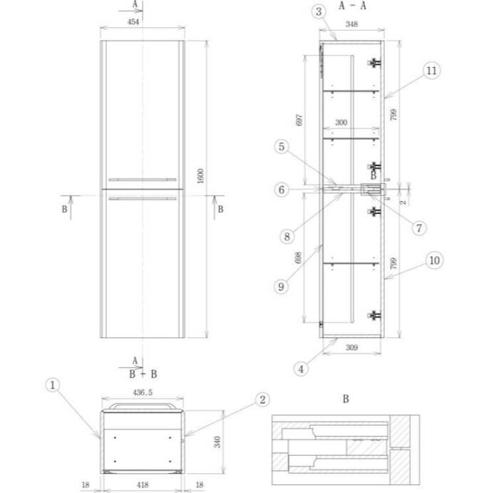 wallhung2doortallunit