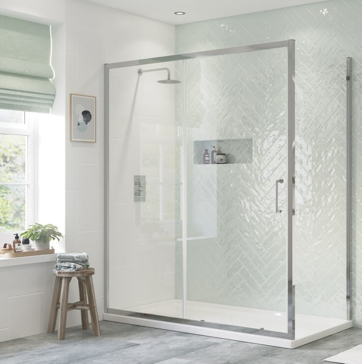 chromeshowerdoor