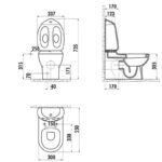 bidet-dimensions