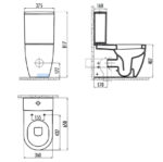 bidet-dimensions