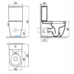 bidet-dimensions