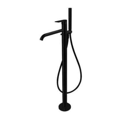 floorstandingbathmixertapmattblack