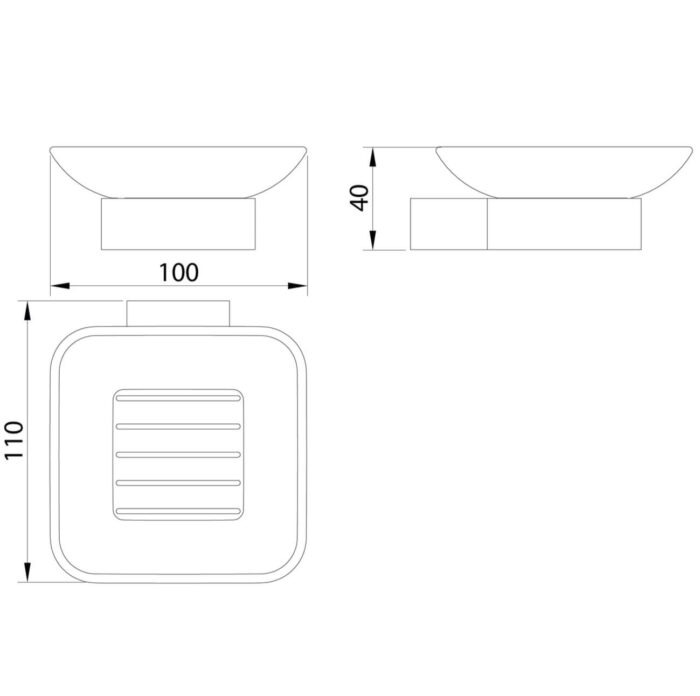 chrome-soap-dish-holder