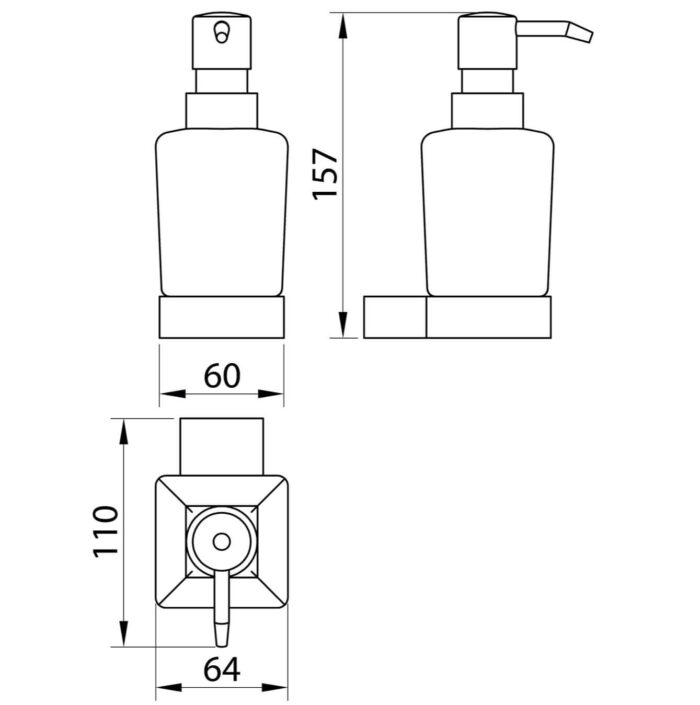 chrome-soap-dispenser