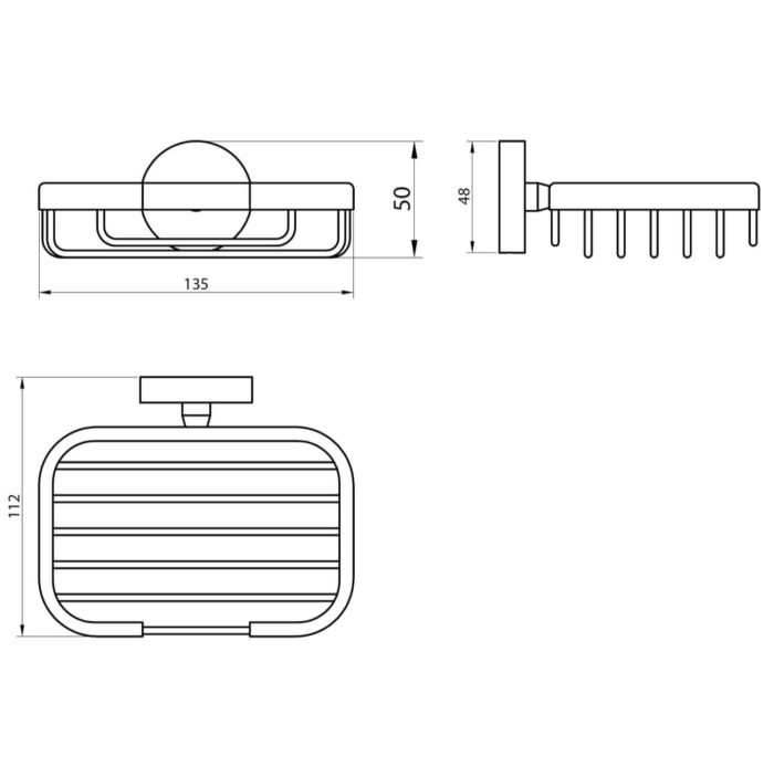 chrome-soap-dish-holder