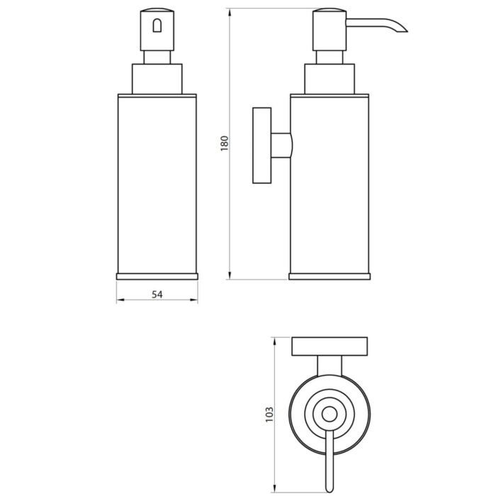 chrome-soap-dispenser