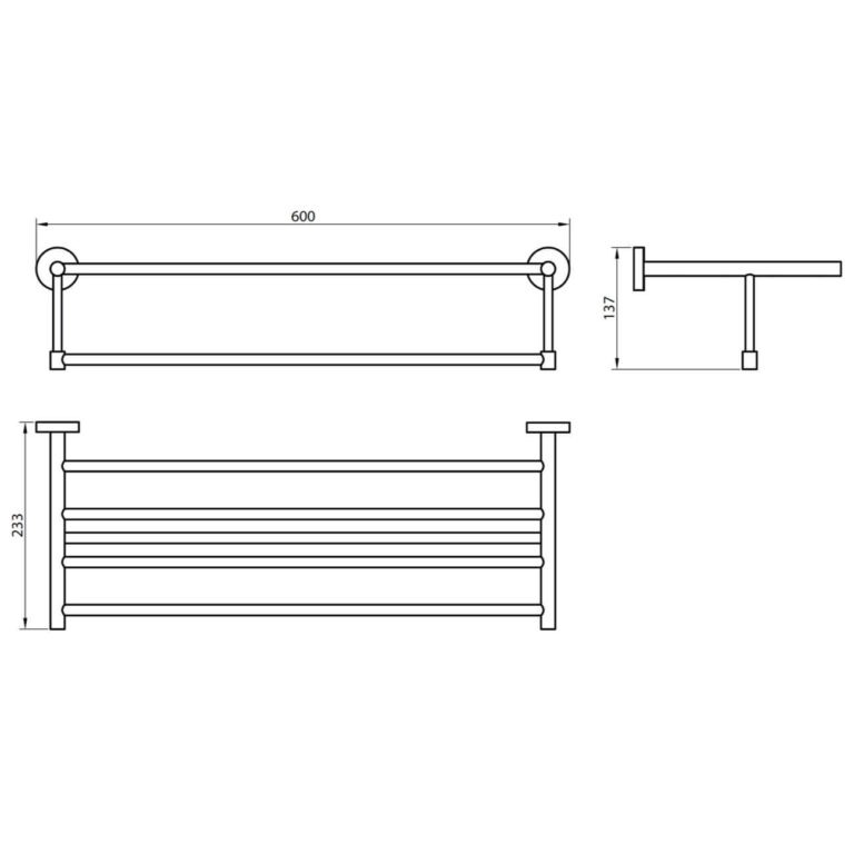 towel-bar-chrome-wall-mounted