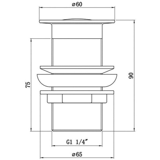 chrome-unslotted-round-basin-waste