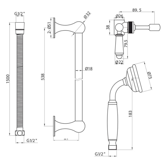 traditional-riser-rail-kit-chrome-round