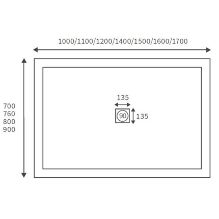 ultraslimrectangularshowertray