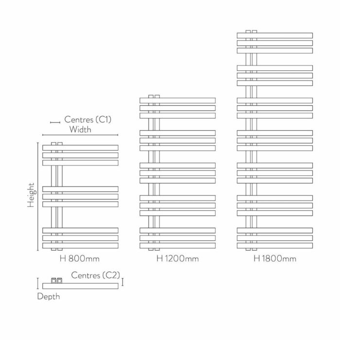 Verticaldesignertowelradiator