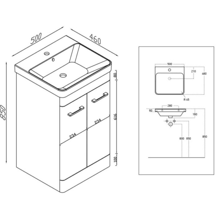 500mm-Wallhung-unit-modern-compact-unit