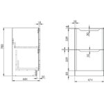 500mm-Floorstanding-unit-modern-compact-unit