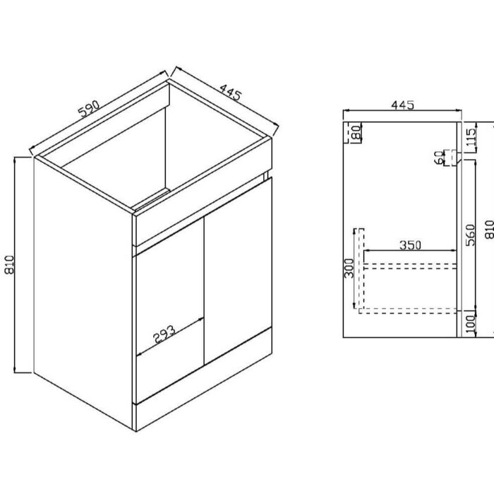 600mm-Floorstanding-unit-modern-compact-unit