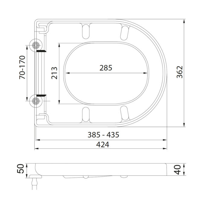 Universally-compatible-soft-close-seat