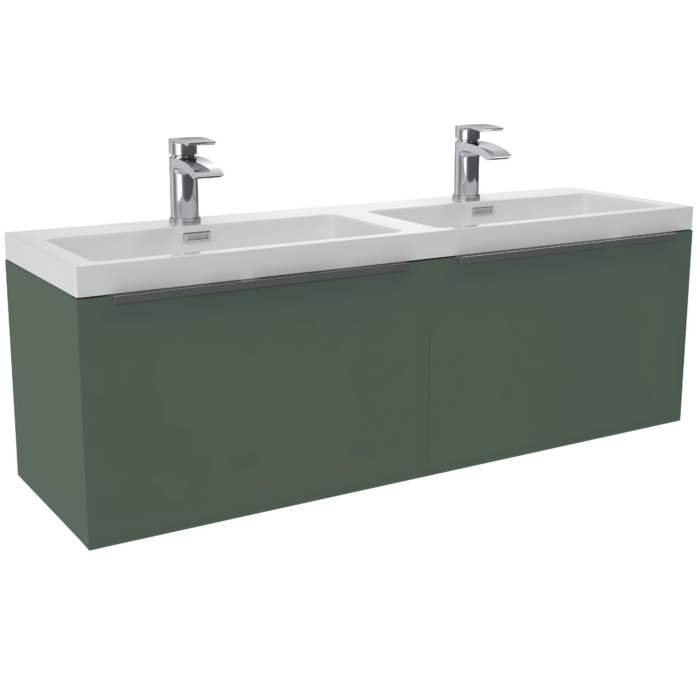 1200mm-Wallhung-unit-modern-compact-unit-double-basin-unit