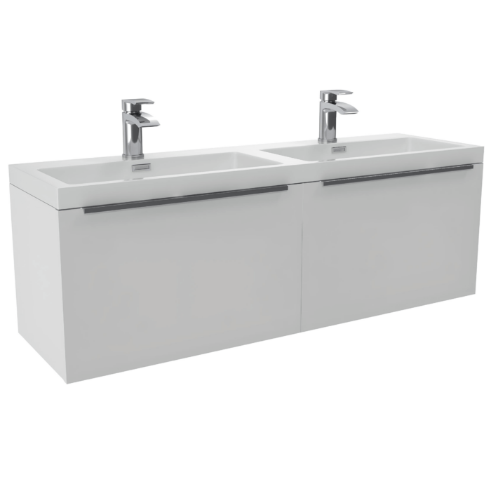 1200mm-Wallhung-unit-modern-compact-unit-double-basin-unit