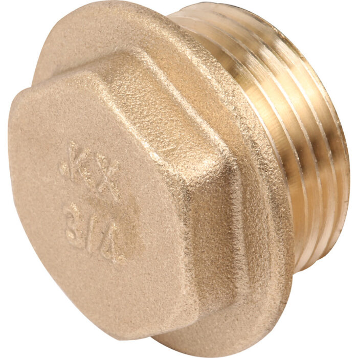 brass flanged plug